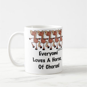 Caneca De Café Todo mundo ama um cavalo de coro
