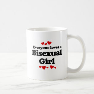 Caneca De Café Todo mundo ama uma garota bissexual