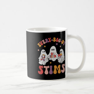 Caneca De Café Todo-mundo Estimula Piada Autismo Fantasma Hallowe
