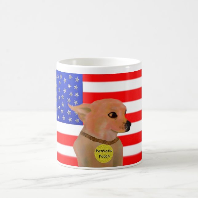 Caneca De Café Todo o cão americano (Centro)