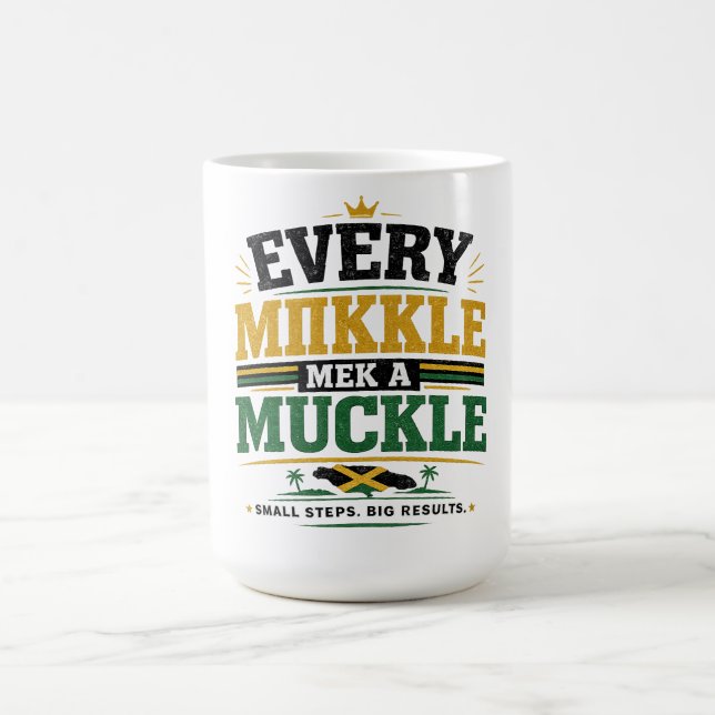 Caneca De Café “Todo Pequeno Passo Conta.” (Centro)