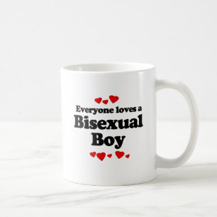 Caneca De Café Todos Amam um Rapaz Bissexual