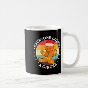 Caneca De Café Todos Amam Uma Camiseta Gengibre Ruiva Biscoito Ge