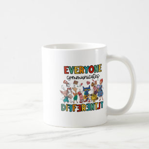 Caneca De Café Todos Comunicam Diferentes Crianças De Livros Engr