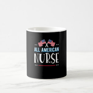 Caneca De Café Todos Enfermeira Americana 4 de Julho Mulheres Hom