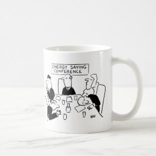 Caneca De Café Todos estão dormindo em uma conferência sobre ec