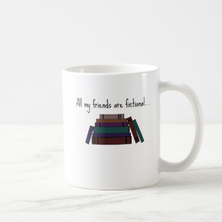 Caneca De Café Todos meus amigos são copo de café imaginário