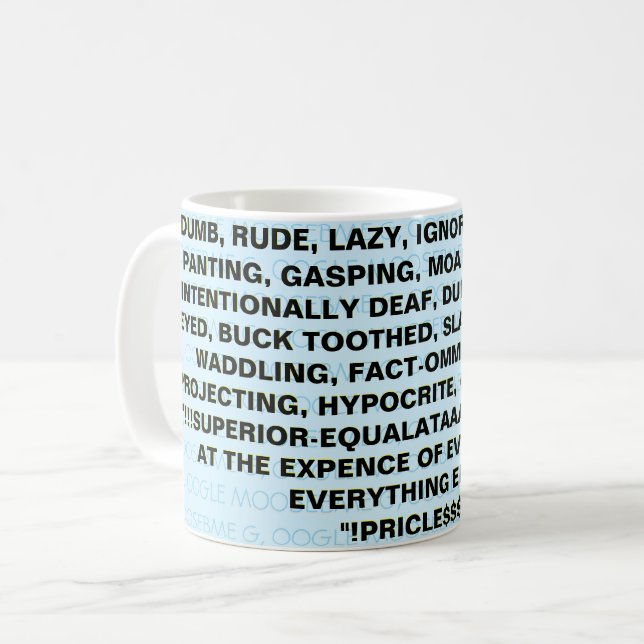 CANECA DE CAFÉ TODOS MUITO COMUNS (Frente Esquerda)