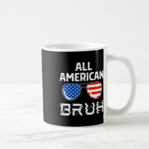 Caneca De Café Todos Os Americanos Bruh 4 De Julho Meninos Patrió