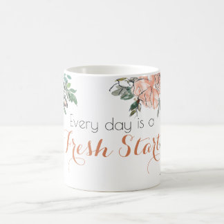 Caneca De Café Todos os dias é uma nova citação de Iniciação Posi