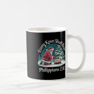 Caneca De Café Todos Os Joelhos Devem Arco Jesus Papais noeis Cri