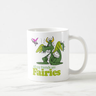 Caneca De Café Todos os meus amigos são Fadas