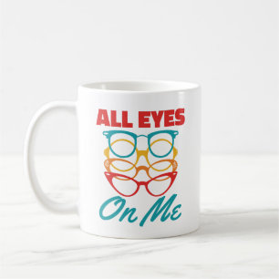 Caneca De Café Todos os Olhos em Mim Otometria Otometria Engraçad