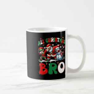 Caneca De Café Todos Os Papais noeis De Natal Bro Xmas Elf Snowma