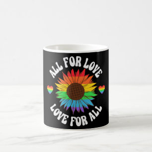 Caneca De Café Todos Pelo Amor Para Todos Orgulho gay Mês