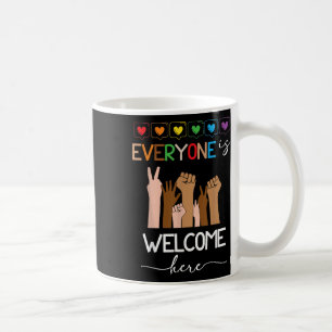 Caneca De Café Todos São Bem-Vindos Aqui Professores De Idaho Par