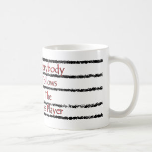 Caneca De Café Todos segue o baixista