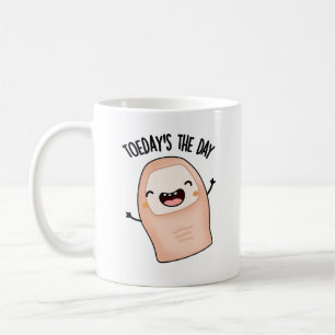 Caneca De Café Toe Day's The Day Engraçado Toe Pun