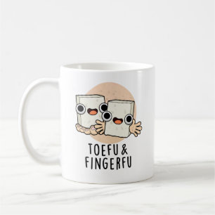 Caneca De Café Toefu Fingerfu Comida Engraçada Tofu Pun