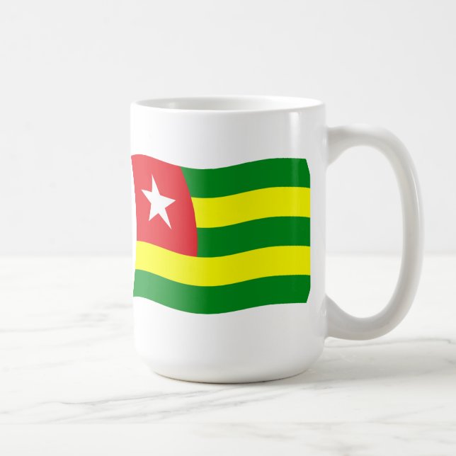 Caneca De Café Togo Flag Mug (Direita)