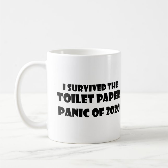 Caneca De Café Toilet Paper Panic Mug (Esquerda)