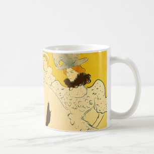 Caneca De Café Tolouse Lautrec Dancing Girls Yellow