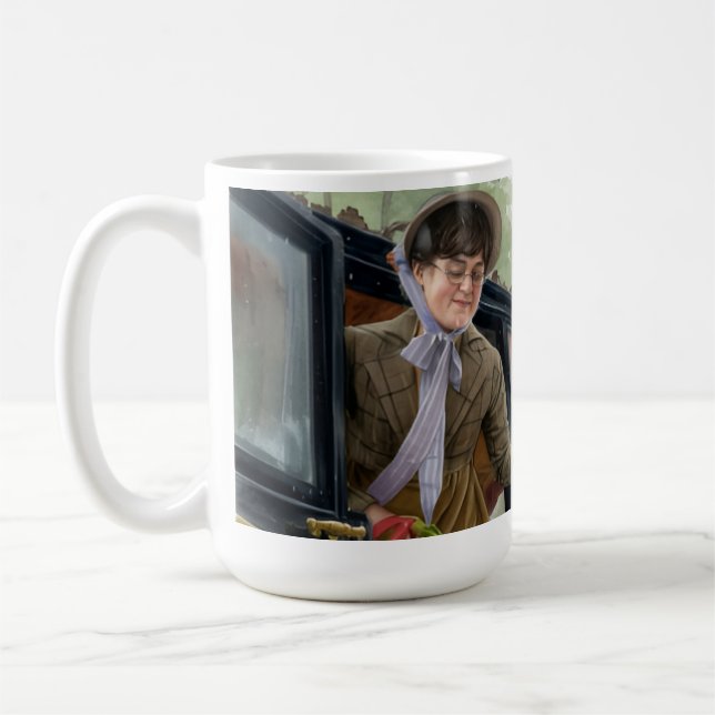 Caneca De Café Tom ajudando Mary a sair da carruagem (Esquerda)