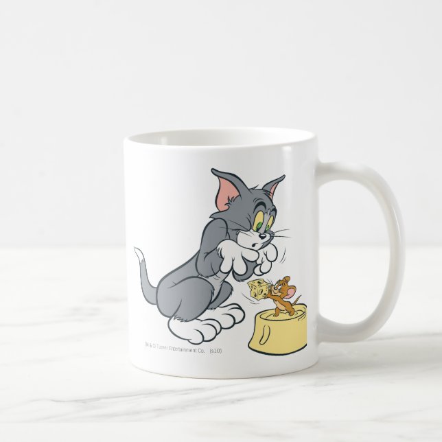 Caneca De Café Tom e Jerry alimentam o gato (Direita)