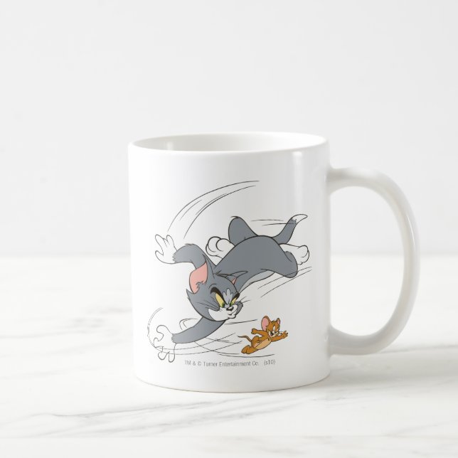 Caneca De Café Tom e Jerry Chase Virar (Direita)