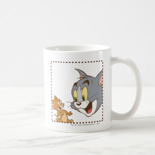 Caneca De Café Tom e Jerry Stamp
