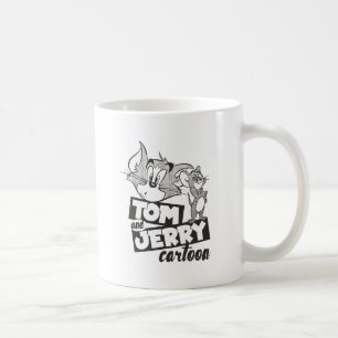 Caneca De Café Tom e Jerry   Tom e desenhos animados de Jerry