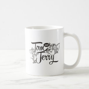 Caneca De Café Tom e Jerry   Tom e Jerry que olha doce