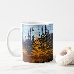 Caneca De Café Tom Thomson Painting Tamaracks Selvagem Canadense