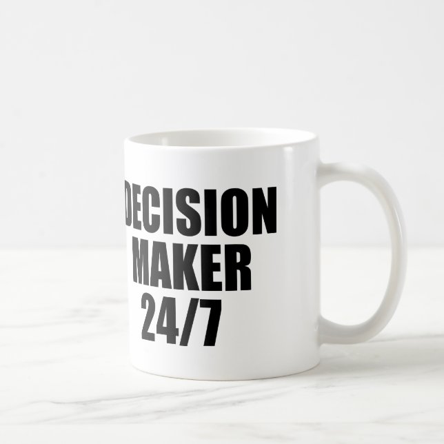 CANECA DE CAFÉ TOMADOR DE DECISÃO 24/7 (Direita)