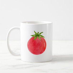 Caneca De Café Tomate de Aquarela