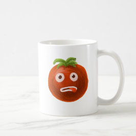 Caneca De Café Tomate engraçado dos desenhos animados
