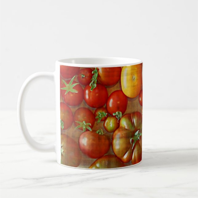 Caneca De Café Tomates da herança (Esquerda)