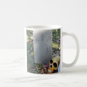Caneca De Café Tombstone & Skull