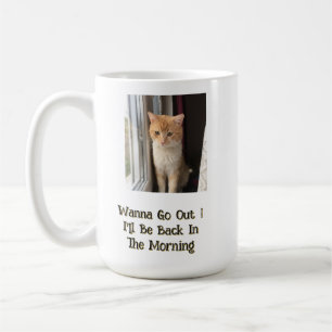 Caneca De Café Tomcat, Foto, Texto Divertido Frente Verso, Person