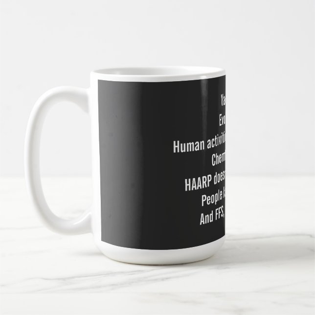 Caneca De Café Tome alguma CIÊNCIA (Esquerda)