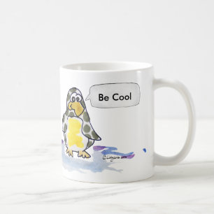 Caneca De Café Tome Legal Cartoon Penguins Mug
