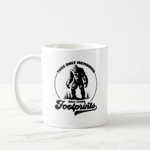 Caneca De Café Tome Memórias Deixe Pegadas Caminhando Mug