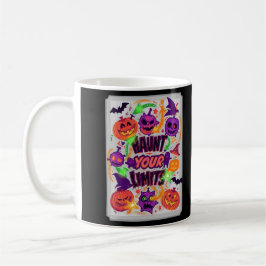 Caneca De Café Tome Seus Limites De Neon Halloween