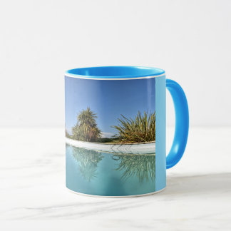 Caneca de Café Tons Azuis