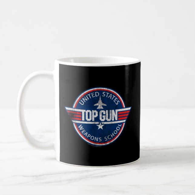 Caneca De Café Top Gun Fighted Armas School (Esquerda)