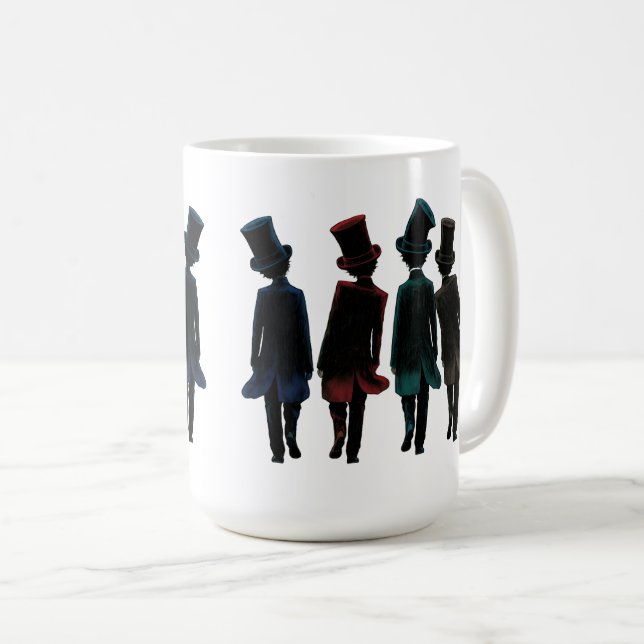 Caneca De Café Top Hatters (Frente Esquerda)
