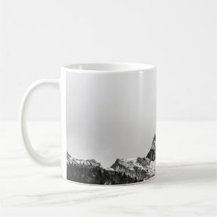 CANECA DE CAFÉ TOP VIEW OF SNOWY MOUNTAIN