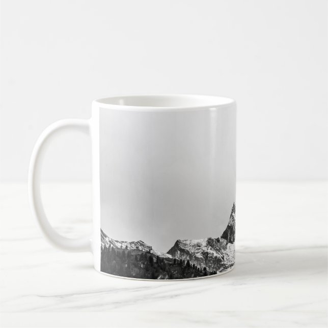 CANECA DE CAFÉ TOP VIEW OF SNOWY MOUNTAIN (Esquerda)