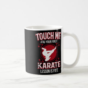 Caneca De Café Toque Em Mim E A Sua Primeira Lição É A Rapariga L