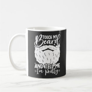Caneca De Café Toque na minha barba Pai Bonito Engraçado Padre Sa